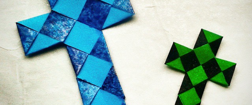 Оригами крестик из ленты от Alexander Kurth