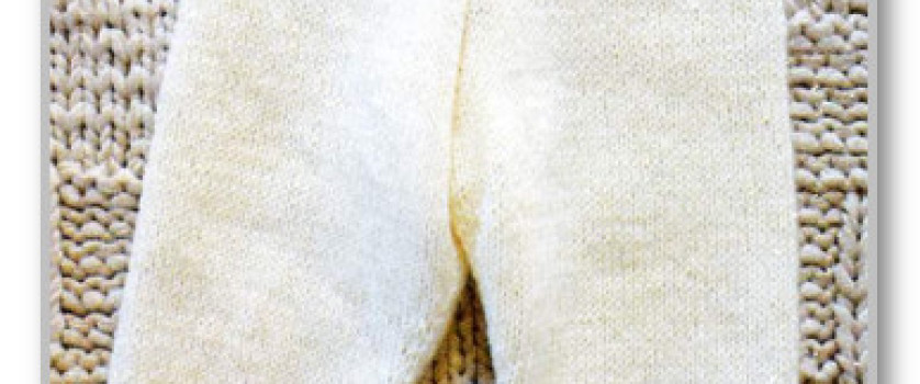 Длинные штанишки на высоком поясе с пуговицами
