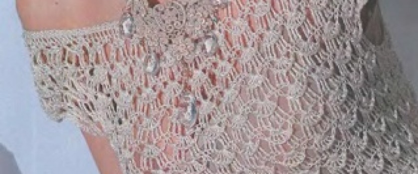 Схема вязания платье крючком